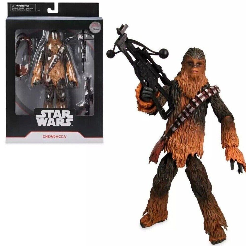 NEW! Disney Parks | 8" Deluxe Chewbacca Action Figure + Accessories